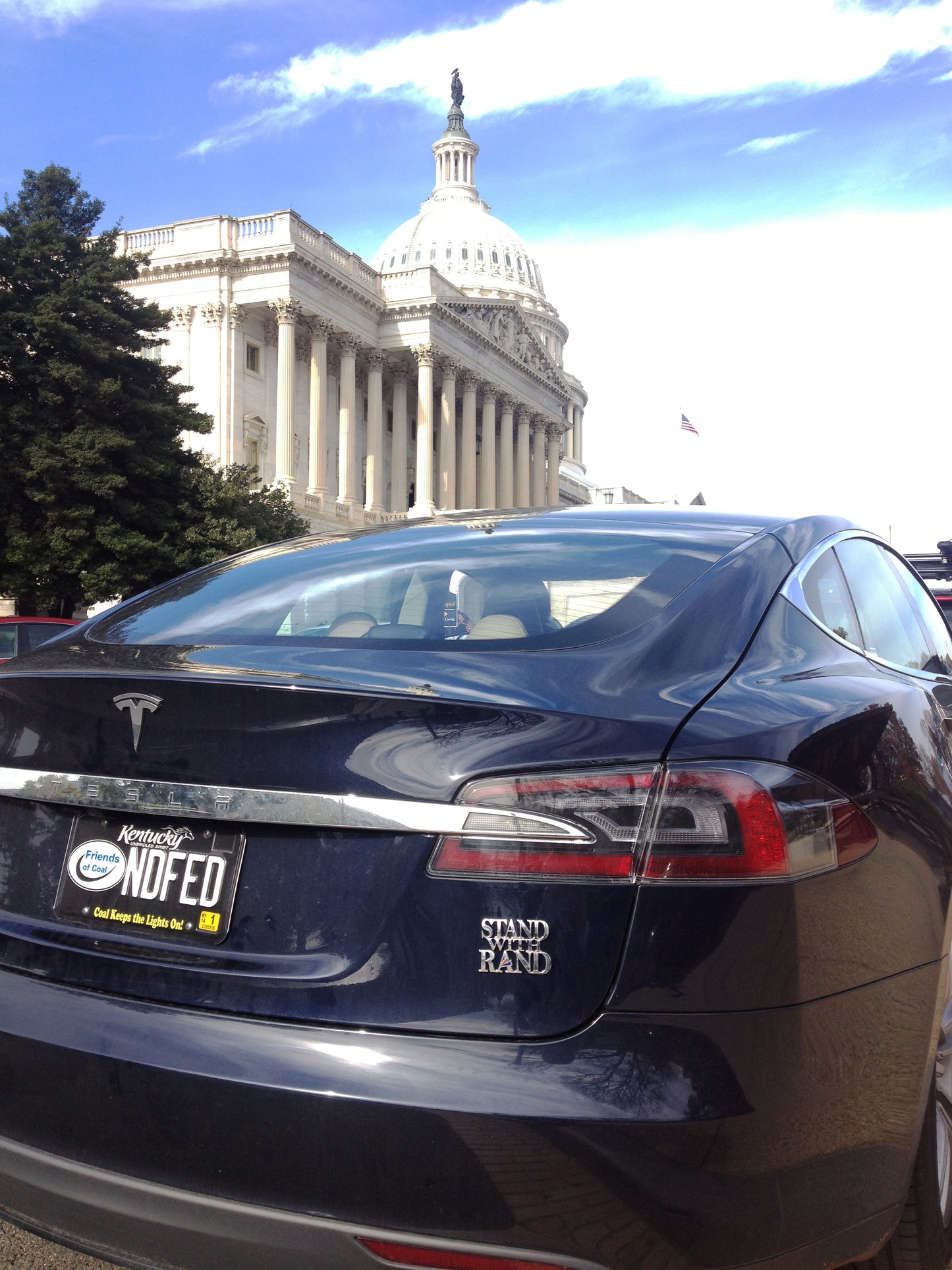 Stand With Rand Limited Edition Chrome Car Emblem