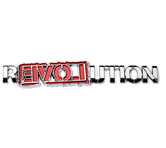 Ron Paul Revolution Chrome Car Emblem