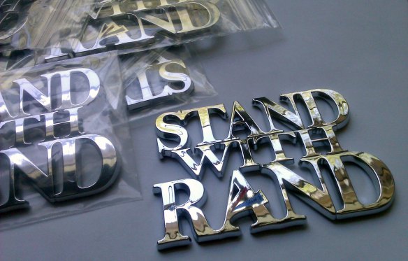 Stand With Rand Limited Edition Chrome Car Emblem